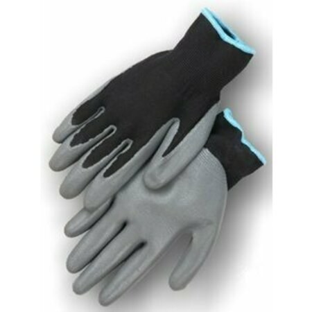 MAJESTIC GLOVE 3270m Blk Nitrile Palm Dipped Knit Glove-Bulk 3270